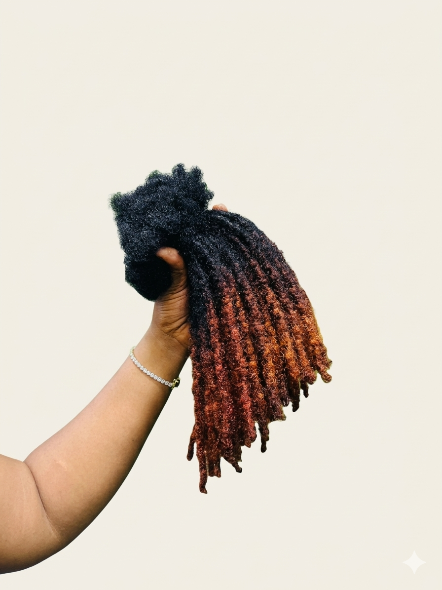 Sunset Ombre Faux Loc Extensions