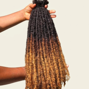 Boho Radiance | Textured Ombre Curly-Tip
