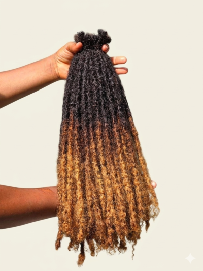 Boho Radiance | Textured Ombre Curly-Tip